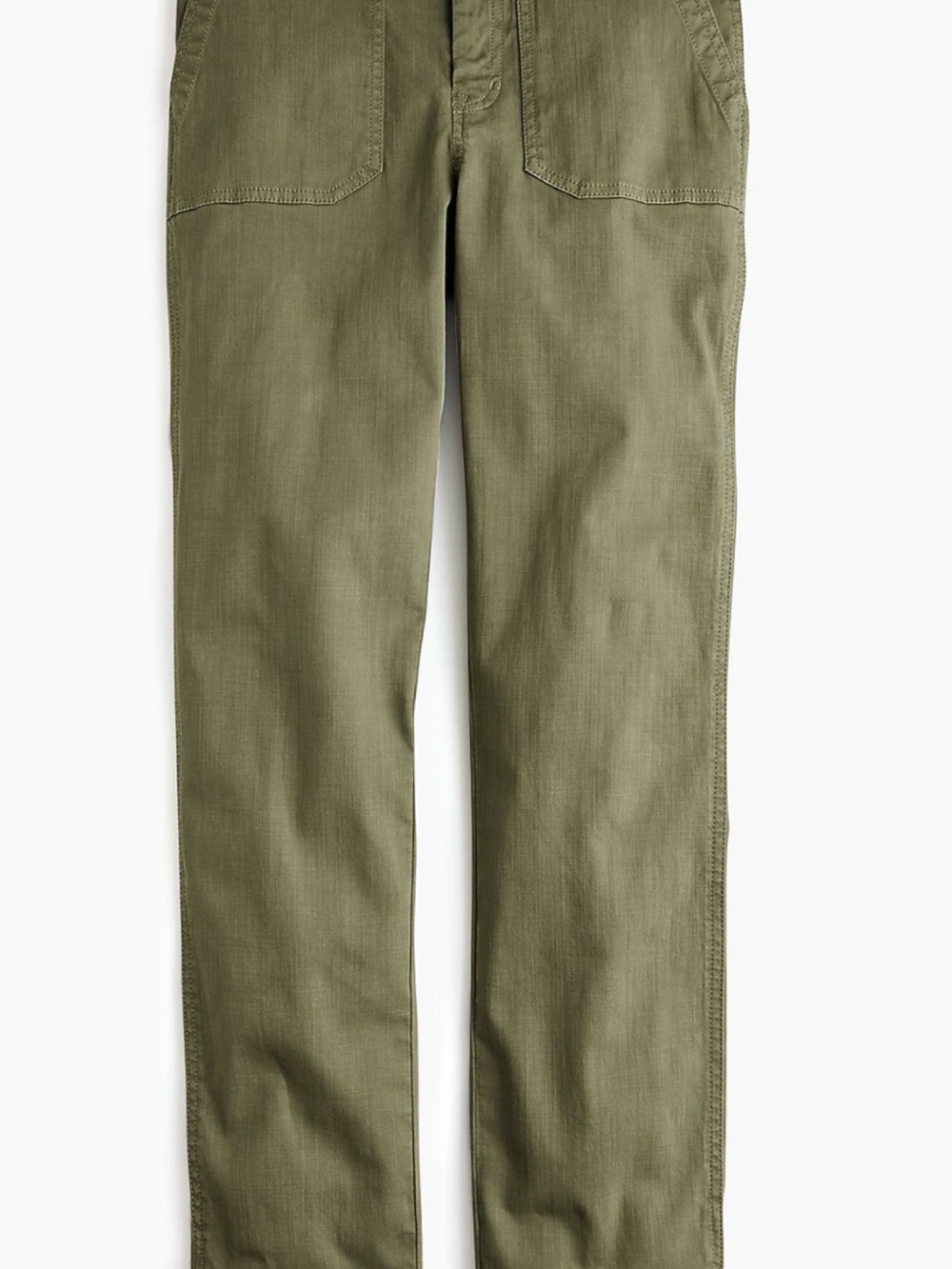 J. Crew The Vintage Straight Cargo Pant in Slub Sateen Size 27